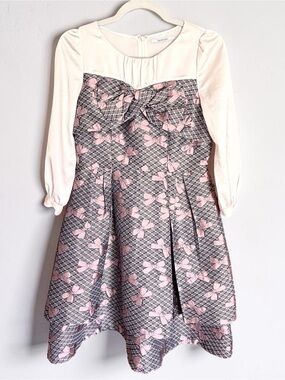 knee length dresses for ladies Sleeveless V-Neck Midi Dress – Oyster Multi main image 0